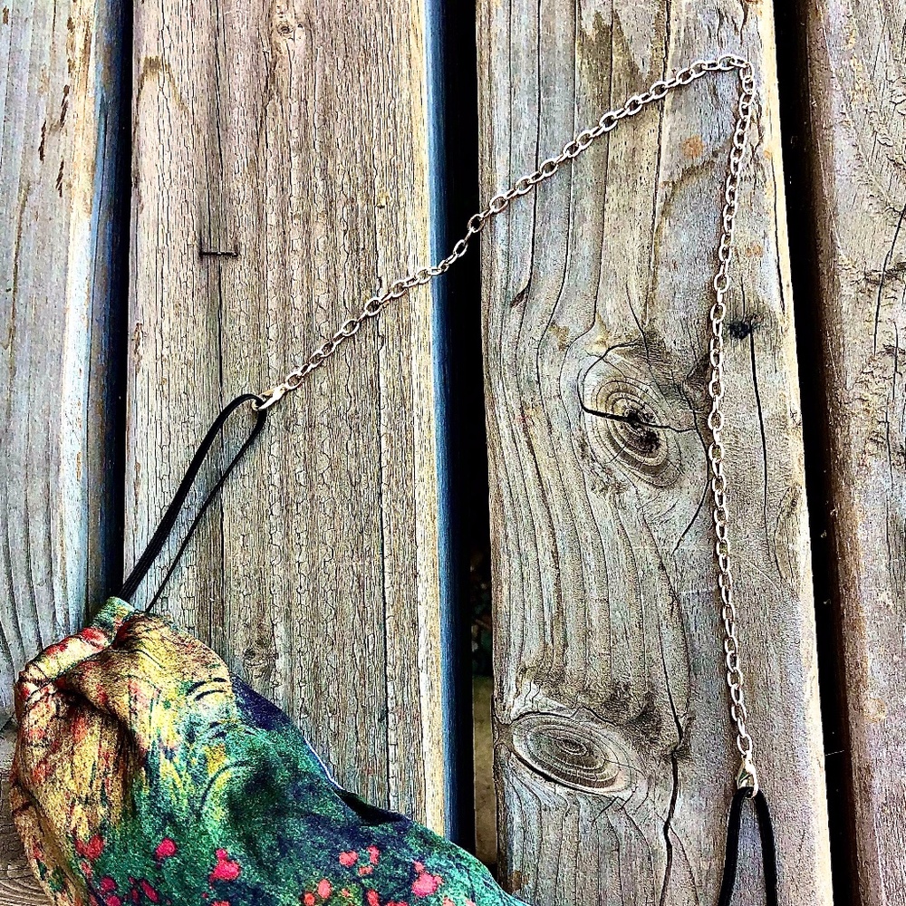 Custom Silver Plate Mask Chain,